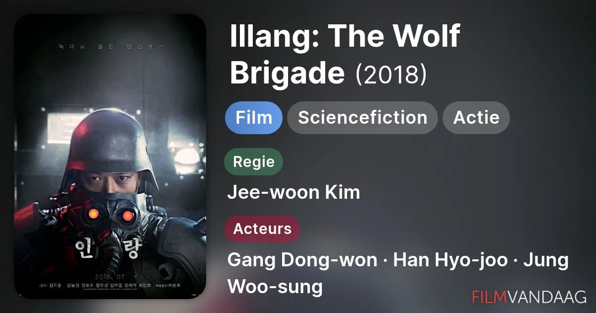 Illang The Wolf Brigade movie poster