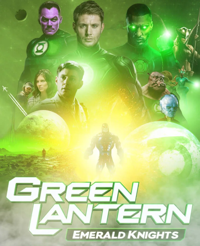 Green Lantern Emerald Knights 2011 movie poster