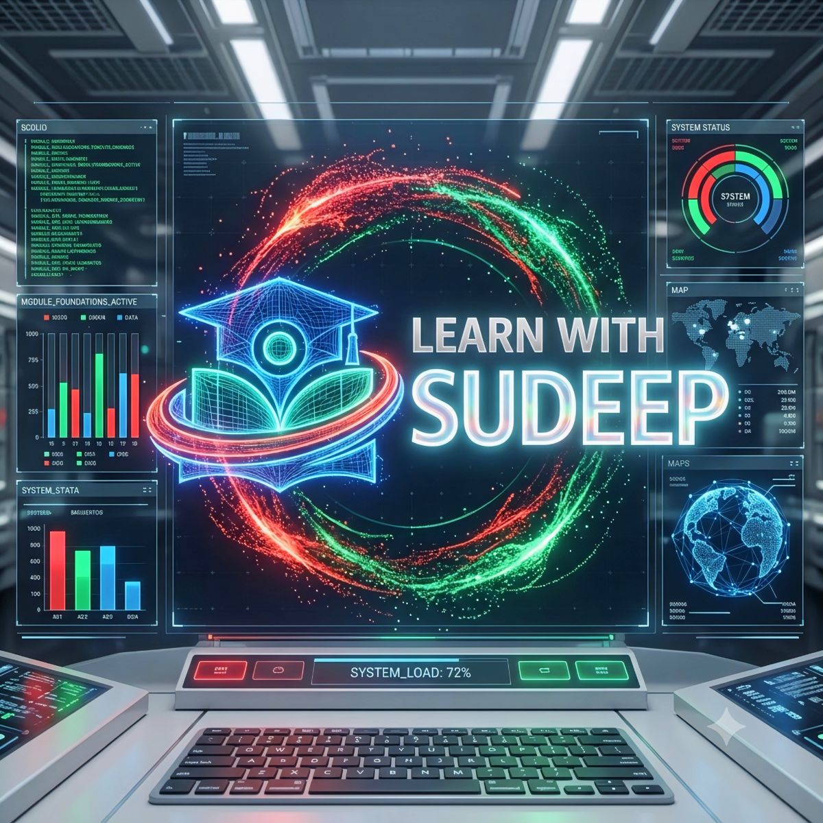 Learn with Sudeep logo