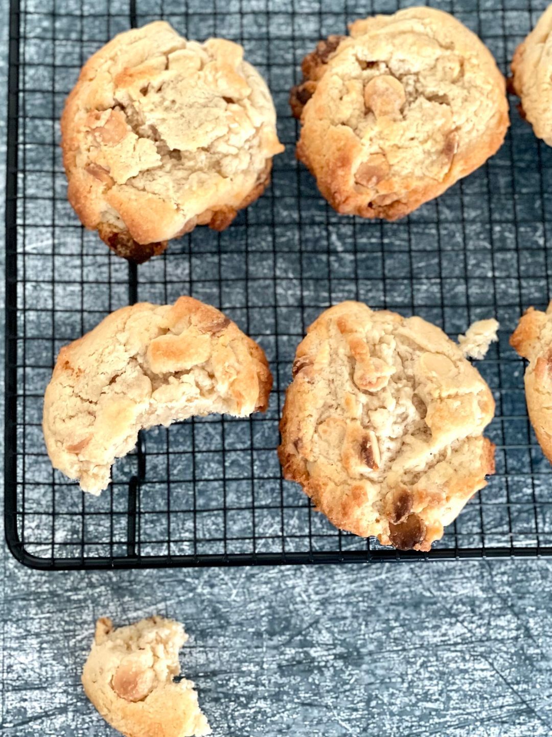 Chocolate chip cookies with tahini and sauerkraut