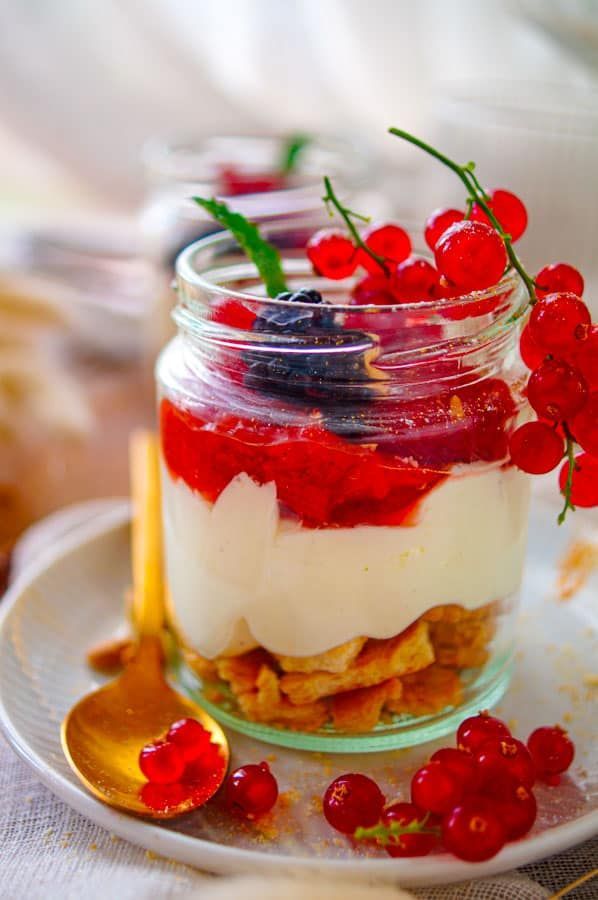 Cheesecake in a glass