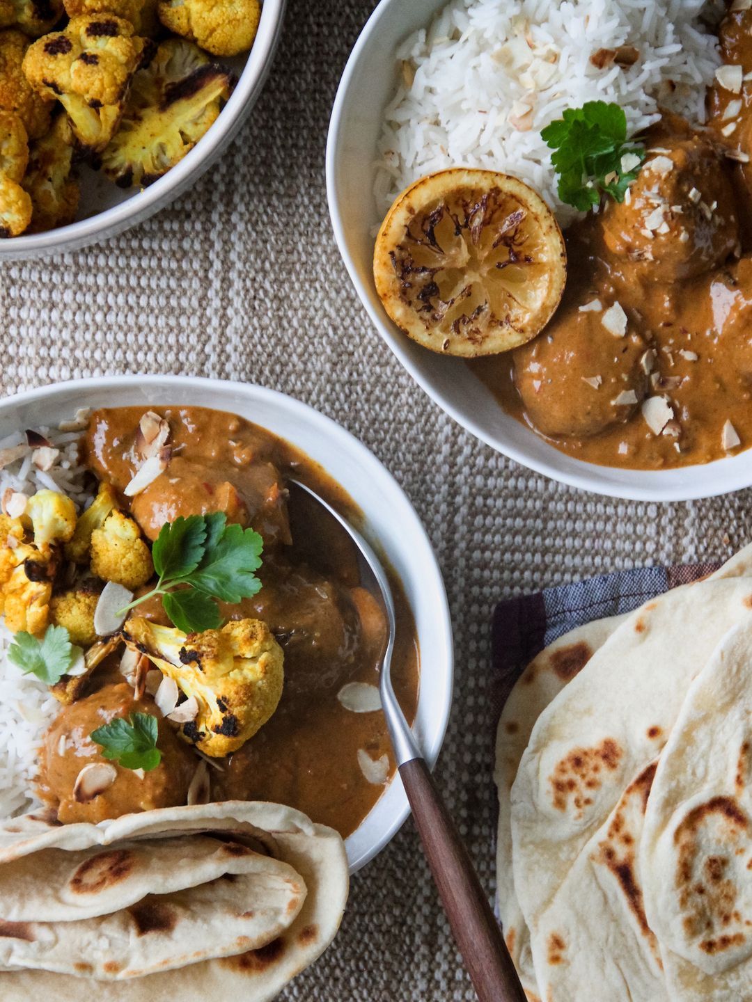 Tikka masala meatballs