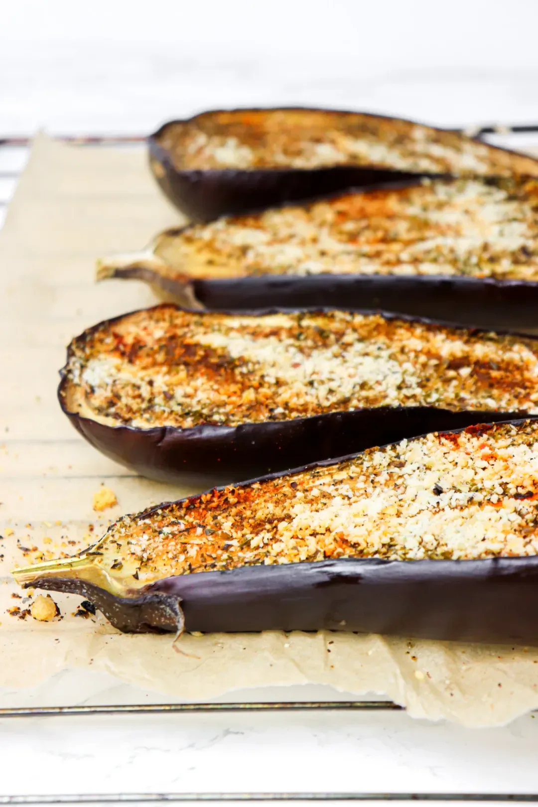 Roasted eggplant