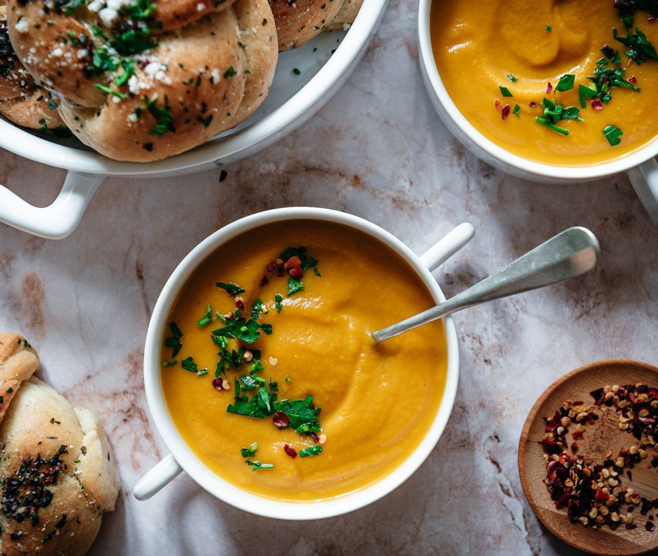 Pumpkin soup with carrot