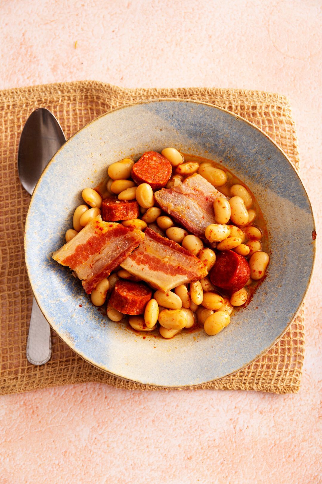 Fabada asturiana (Spanish bean stew with bacon)