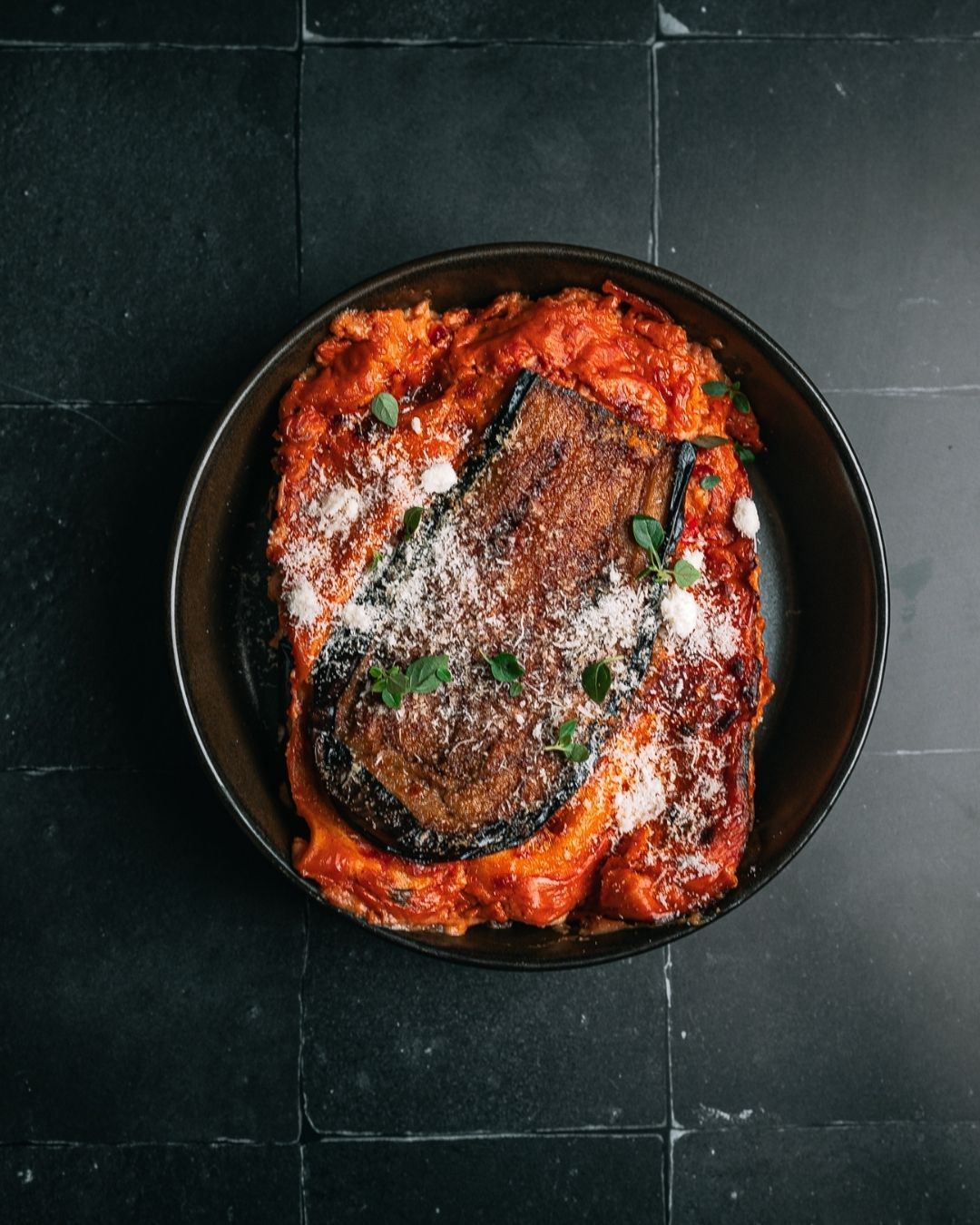 Eggplant lasagna with parmesan 💚🤍❤️