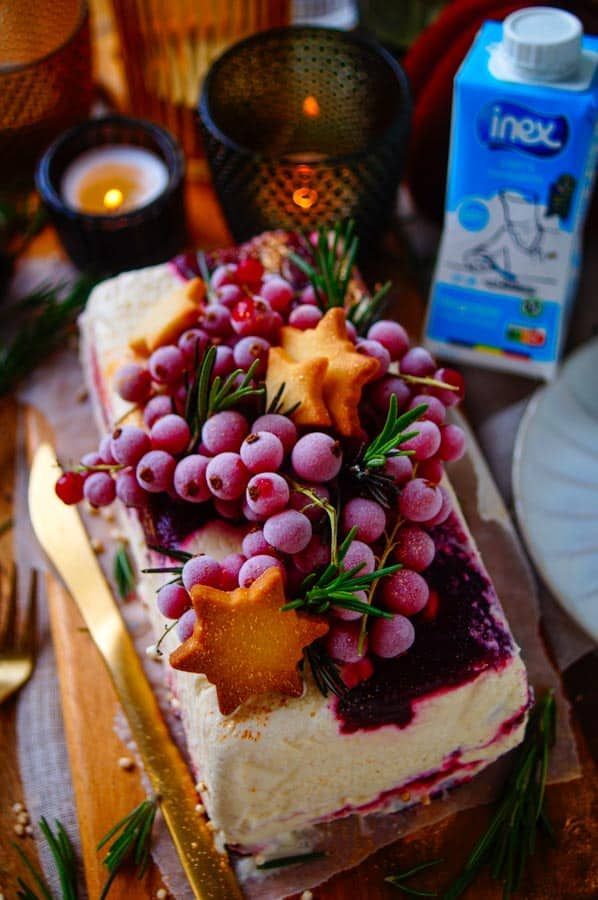 Semifreddo with cranberry's