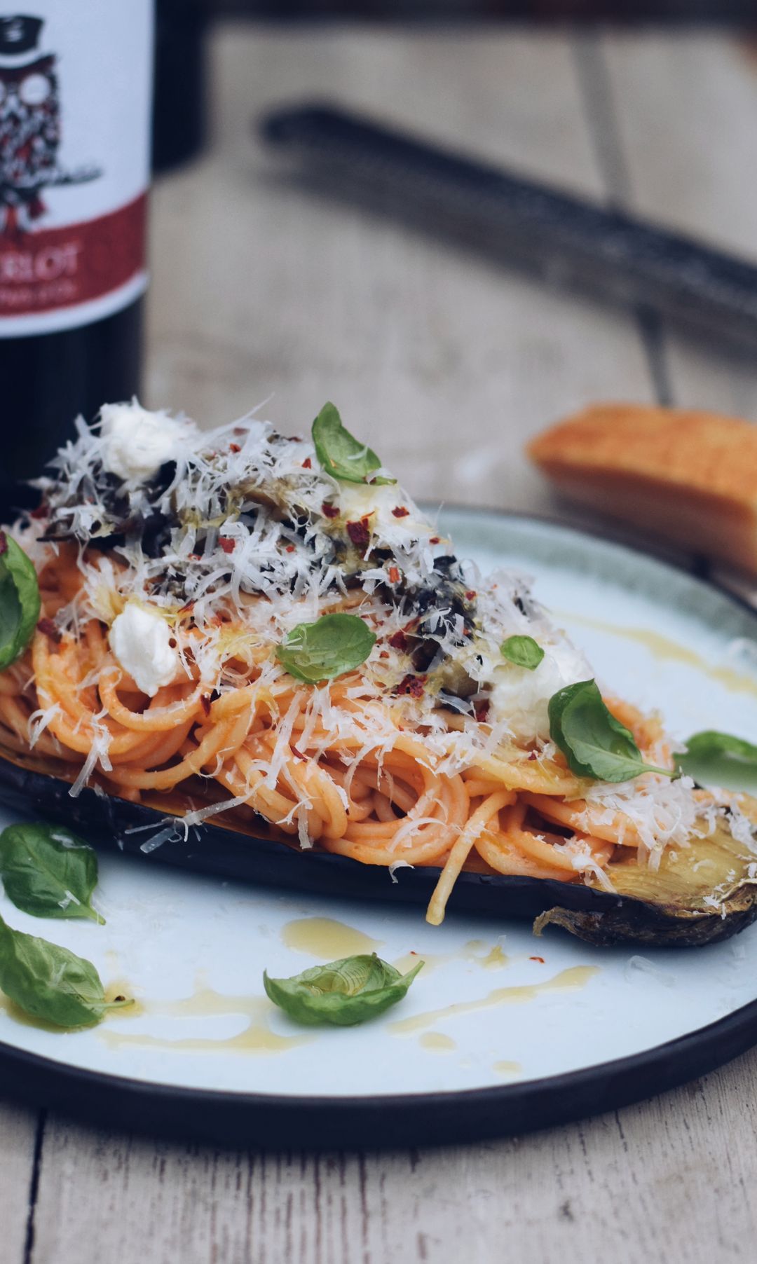 Pasta alla Norma met aubergine