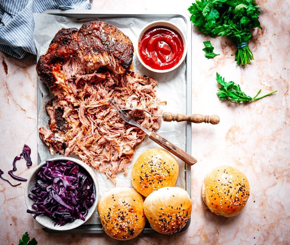 Pulled pork from the slow cooker