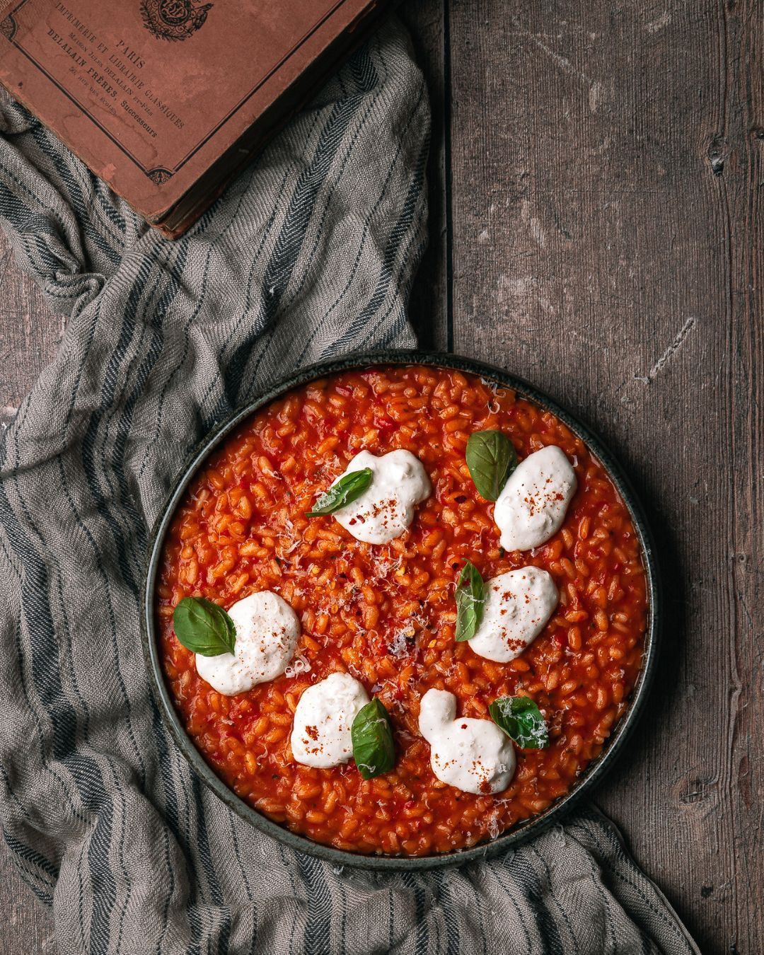 Risotto with pointed pepper & burrata 😍🌶️