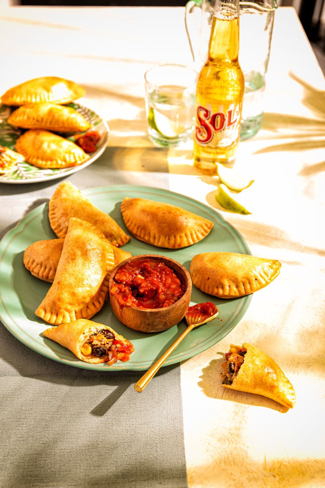 Empanadas with sauce