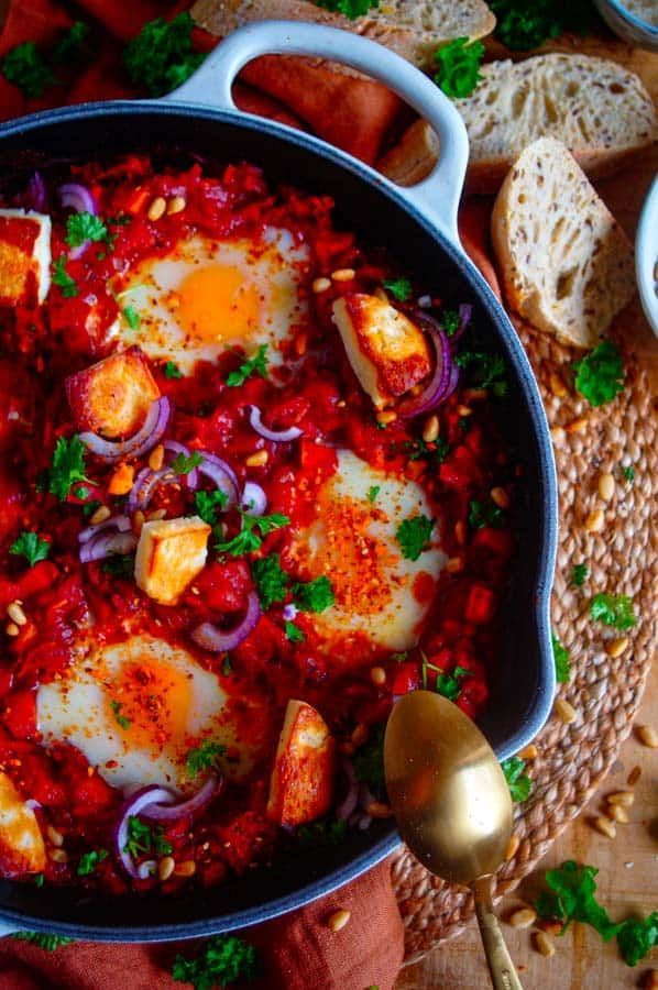 Shakshuka with sweet potato