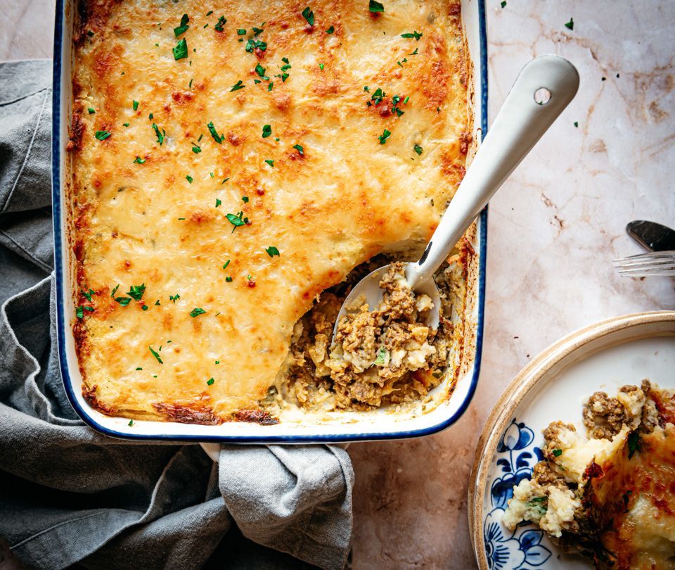 Casserole with cauliflower