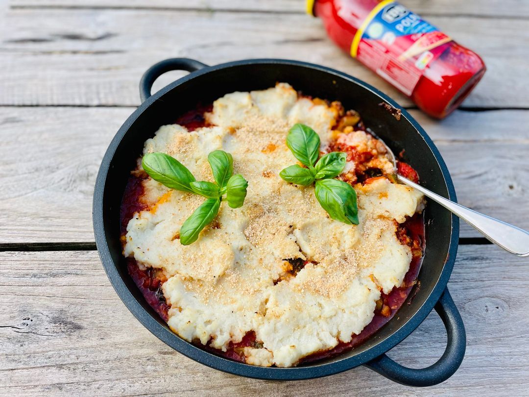 One Pot casserole with vegetables and minced meat