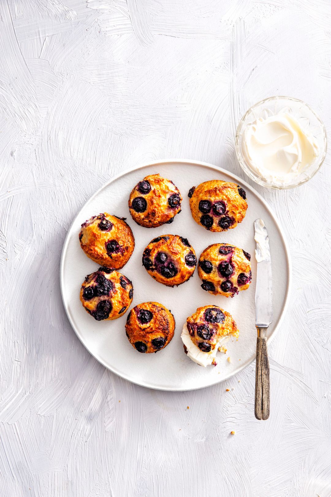 Buttermilk scones with blueberries