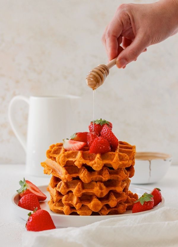 Sweet potato waffles