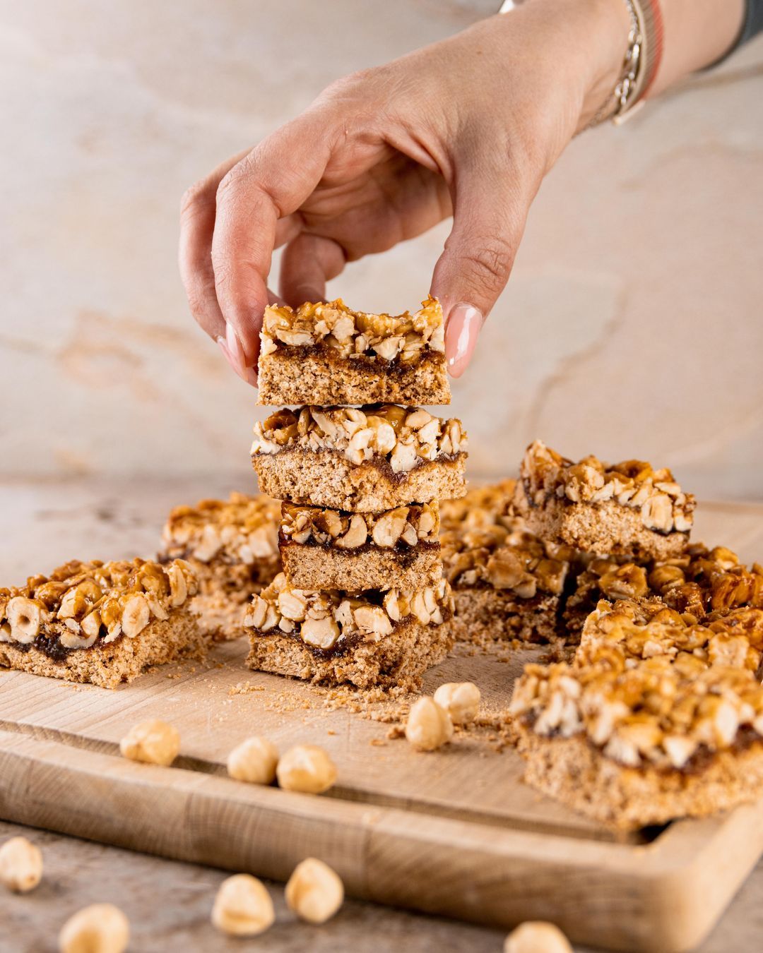 Hazelnut coconut blossom sugar spelled flour shortbread