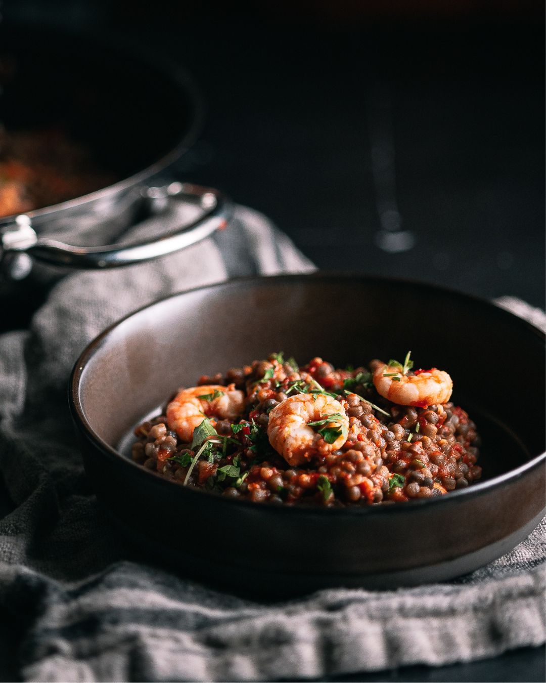 Easy peasy 😍 Fregola met scampi & visbouillon 💚🤍❤️