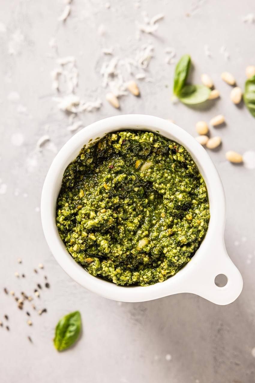 Make pesto recipe