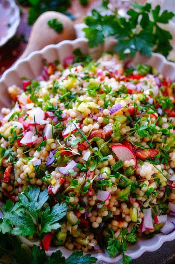 Couscous salad for the BBQ