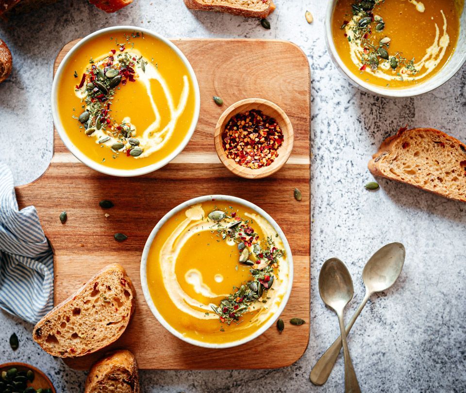 Quick pumpkin soup