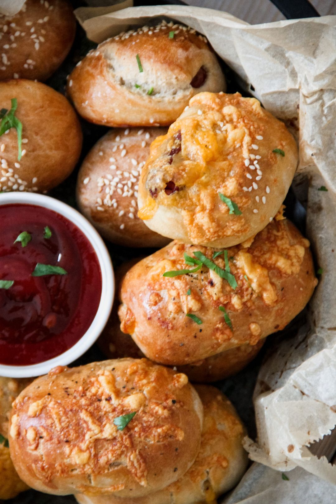 Sausage rolls with TV sausages