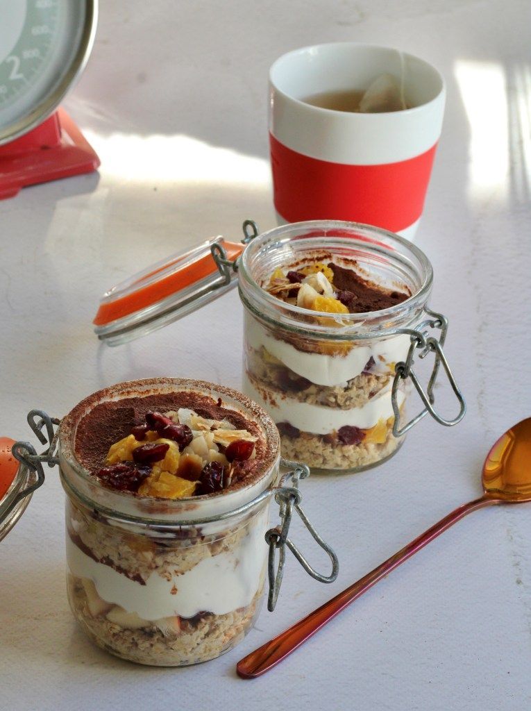 Tiramisu overnight oats