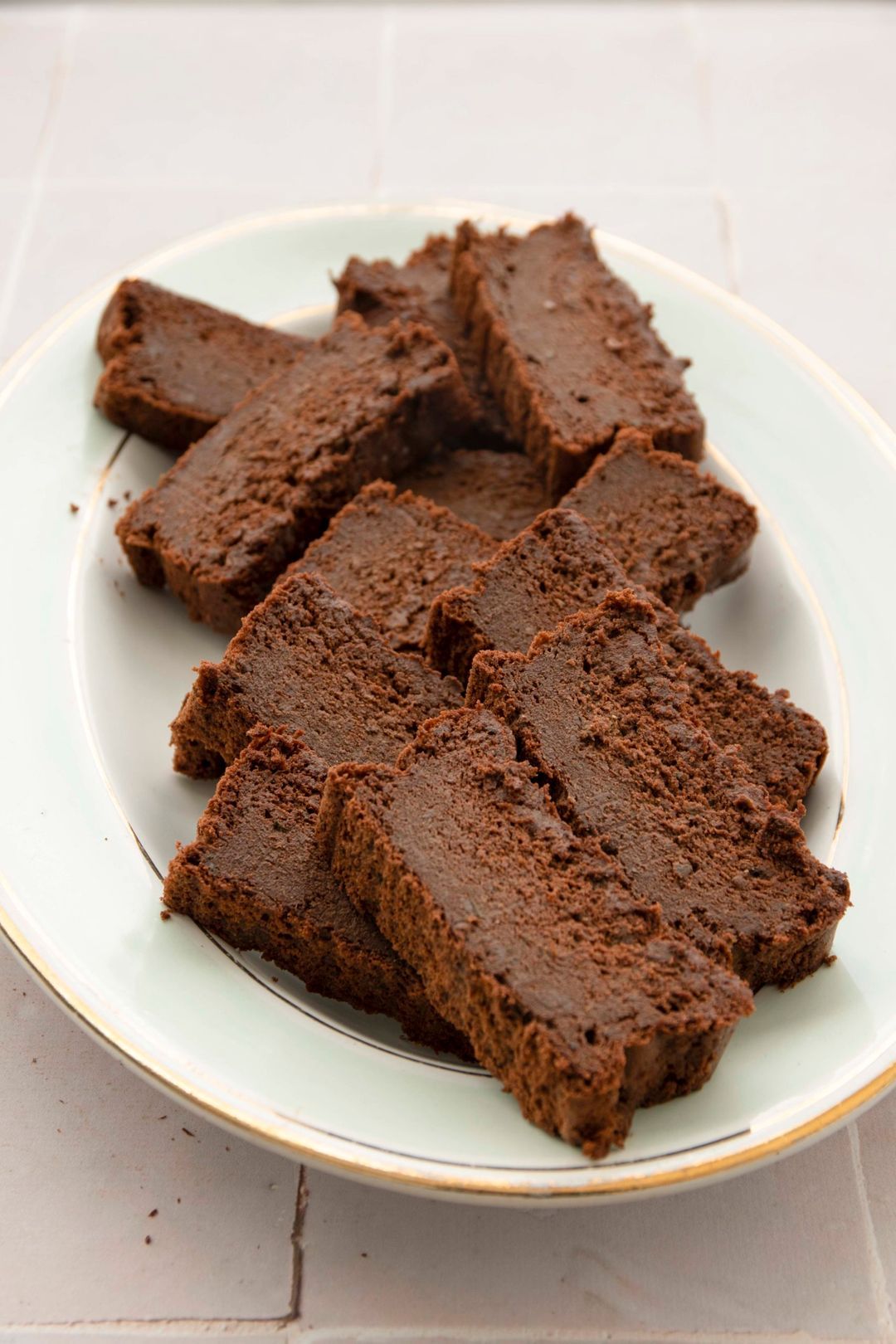 Chocolate-courgette fondant