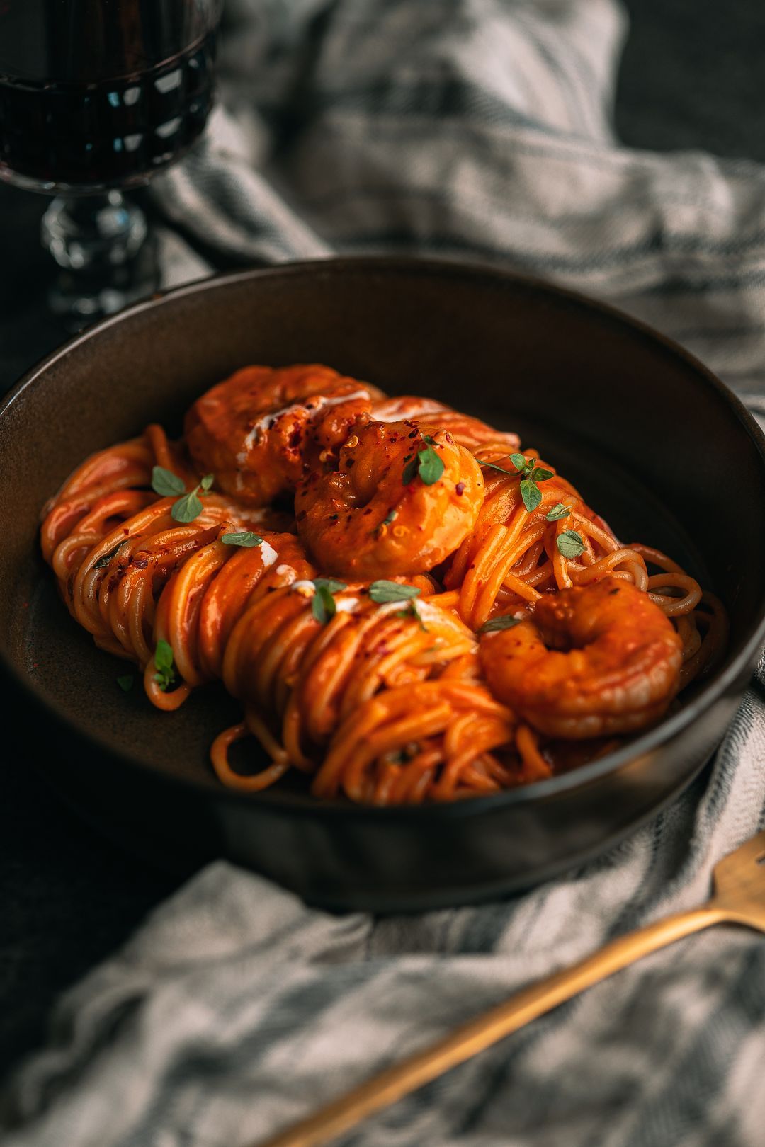 Spaghetti alla vodka met gamba's 🔥 | Spicy & creamy