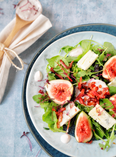 Fig salad with gorgonzola