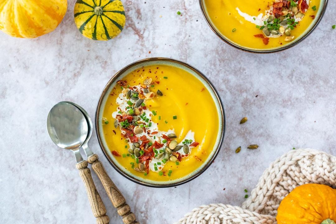 Pumpkin parsnip soup. Fast, nutritious and easy