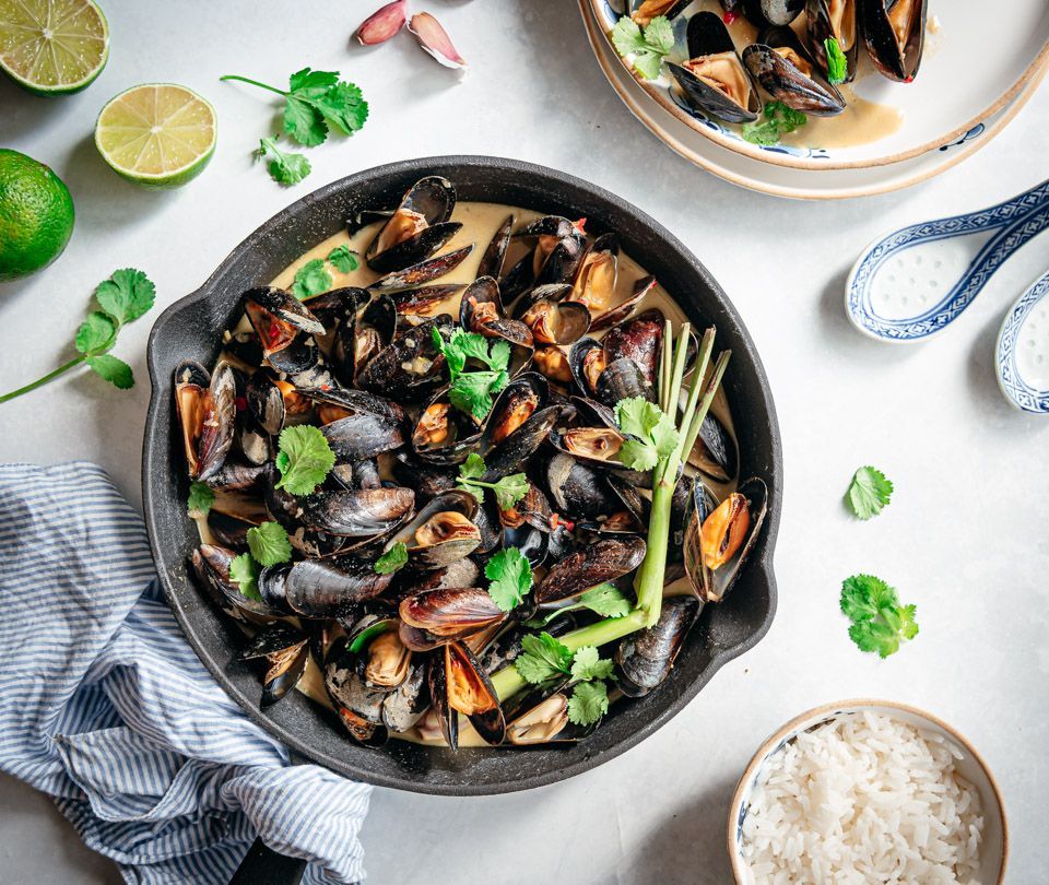 Thai mussels