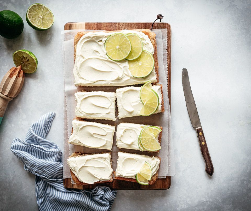 Lime cake (plate cake)