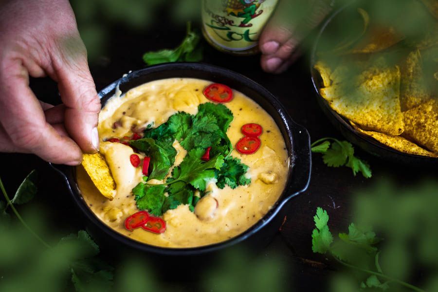 Smoky Cheese Dip with Beer