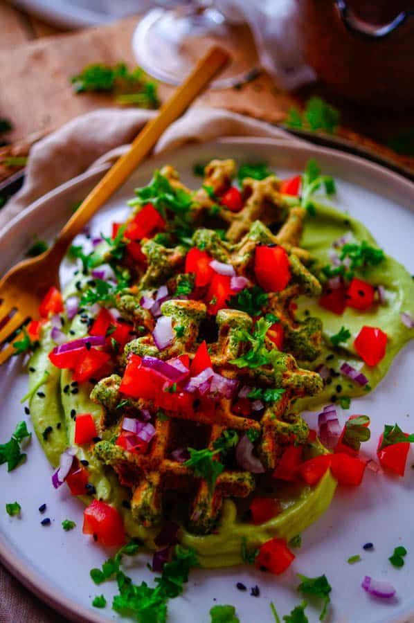 Broccoli waffles