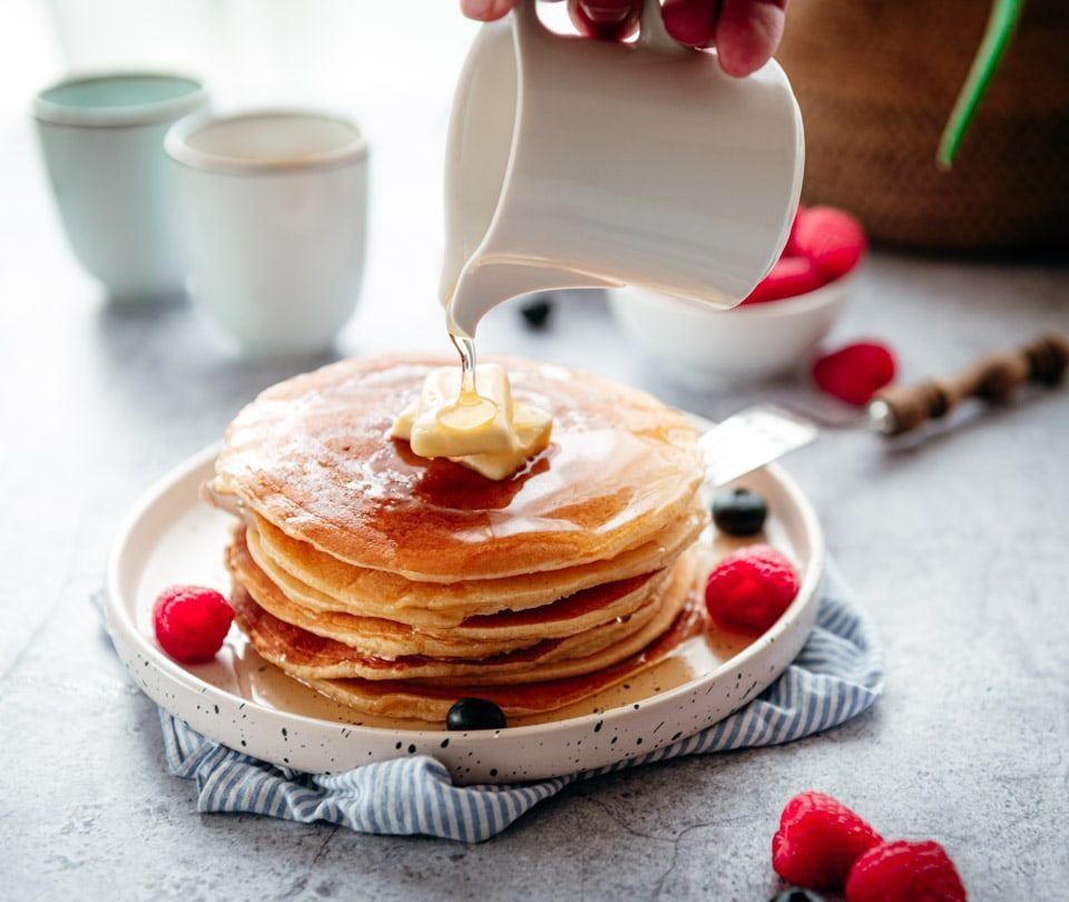 The TASTEST, lightest American pancakes