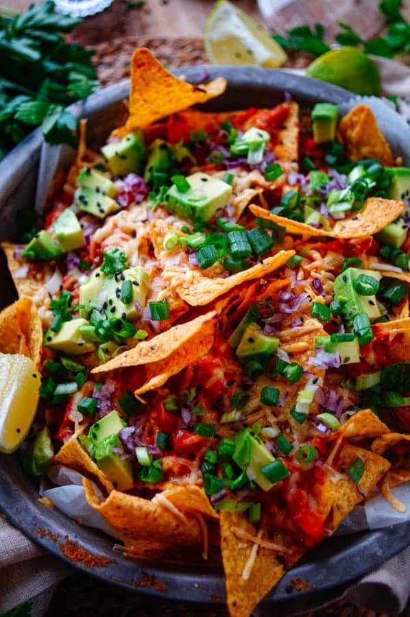 Nachos with tuna