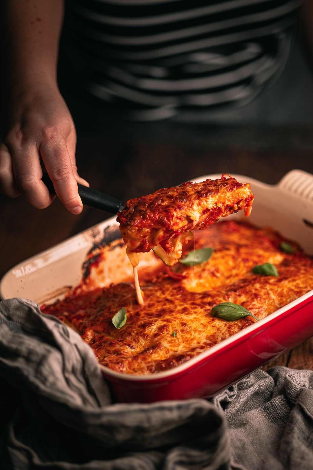 Lasagna rolls with raw ham & zucchini 😍