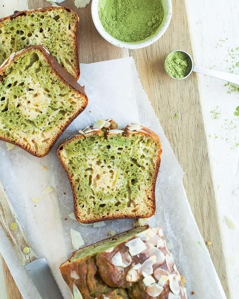 Matcha Marble Cake