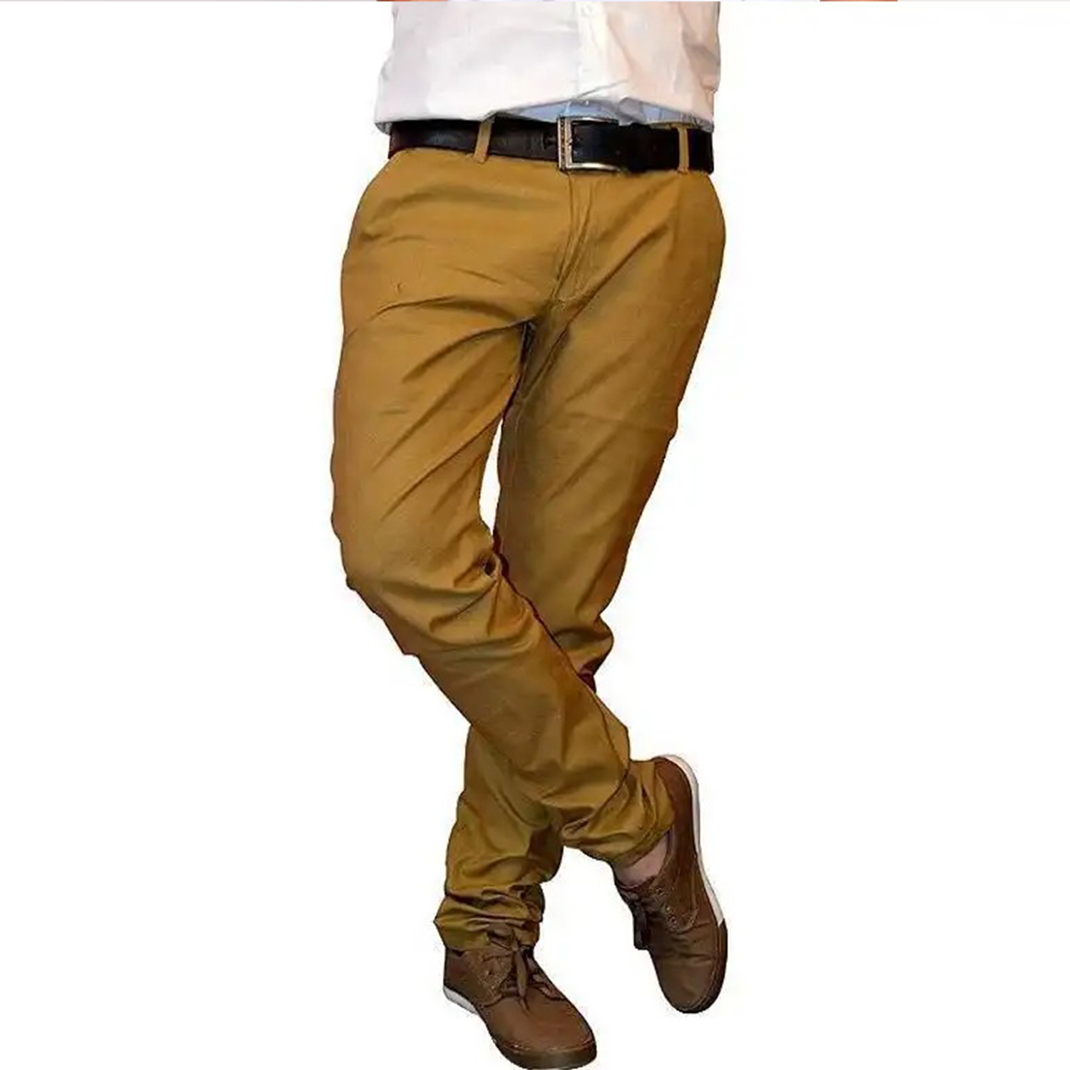 Slim-Fit Chino Gabardine Pants