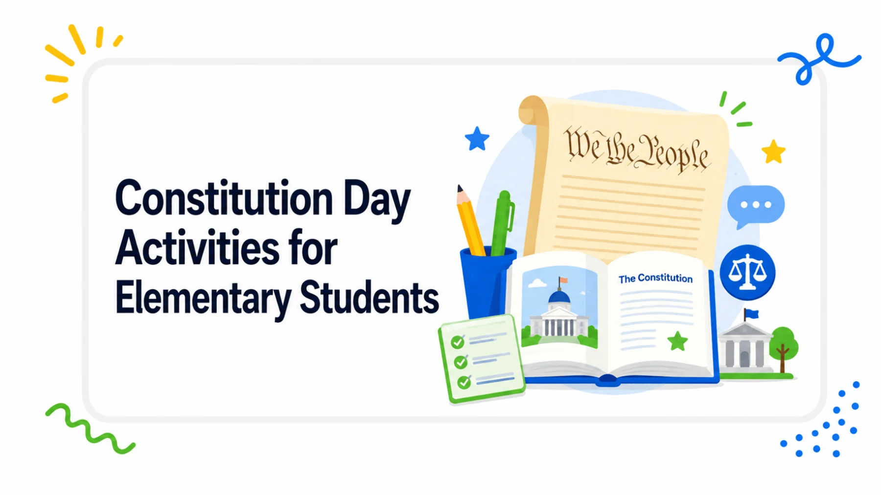 Constitution Day Activities for Elementary Students