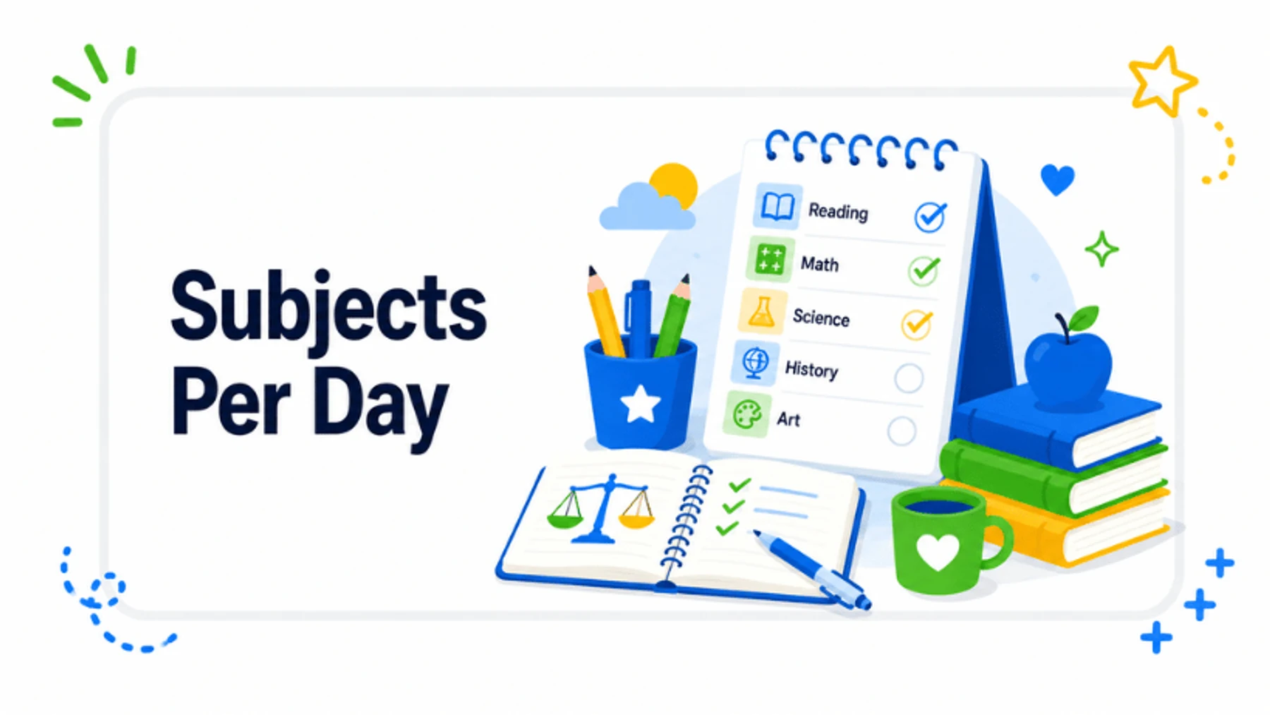 How Many Subjects Should You Do Each Day in Homeschool?
