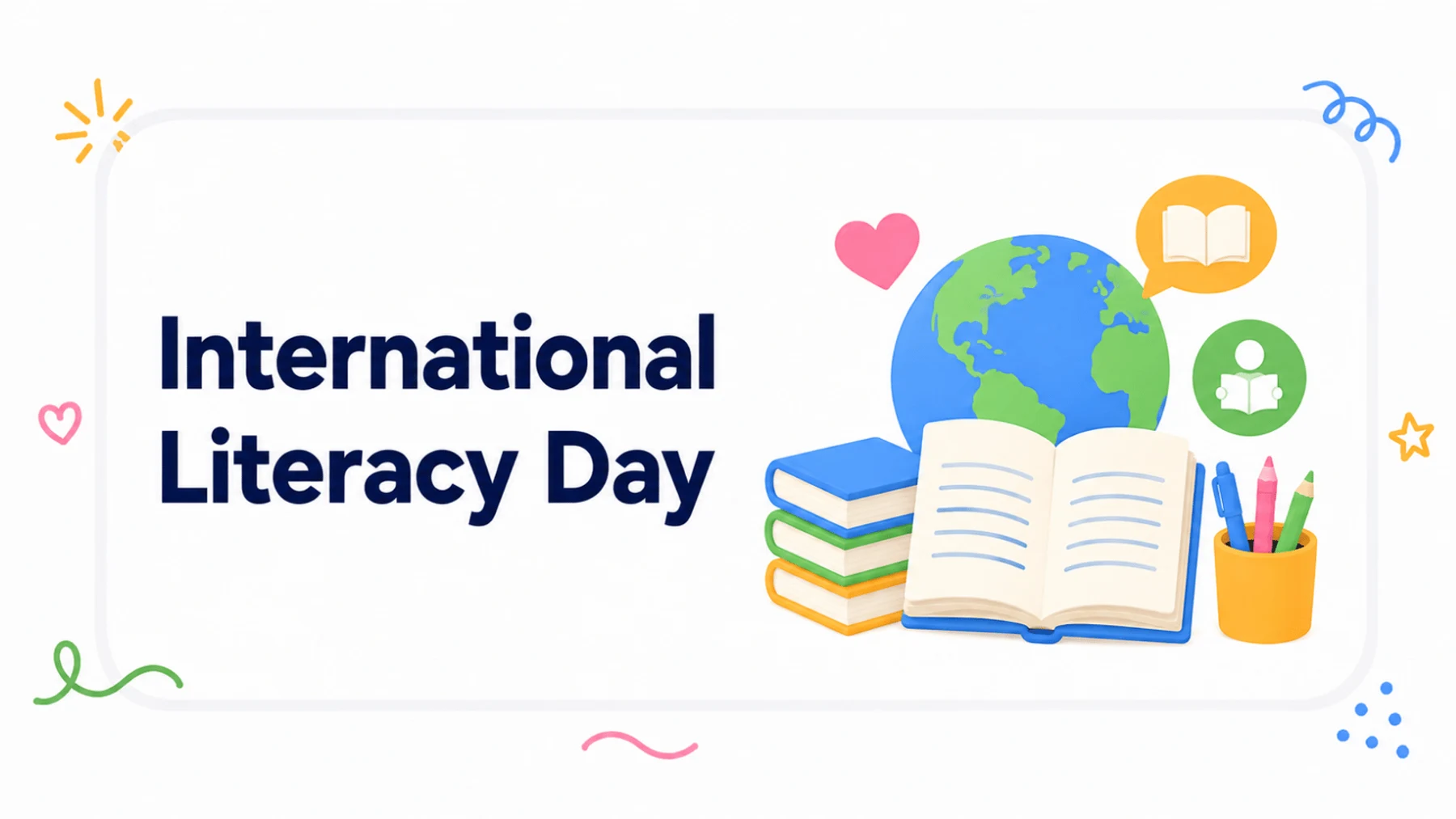 International Literacy Day Activities for Elementary Students — 60th Anniversary