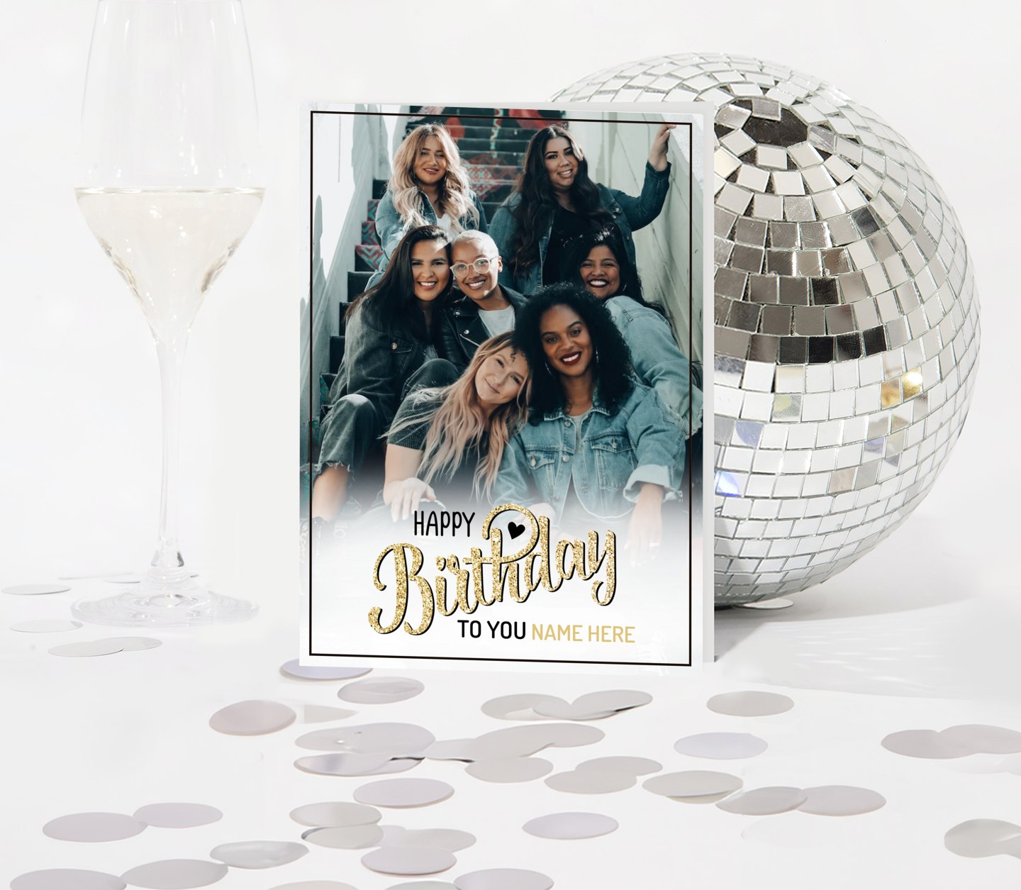 Gold Stylish Card
