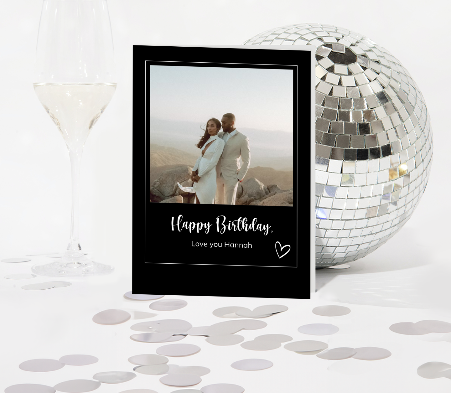 Black Pola Card