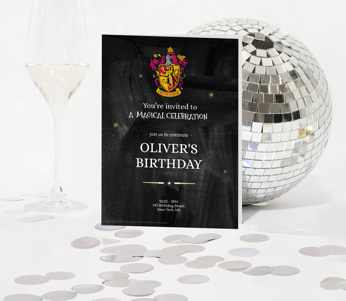 Harry Potter™ Birthday Gryffindor Card