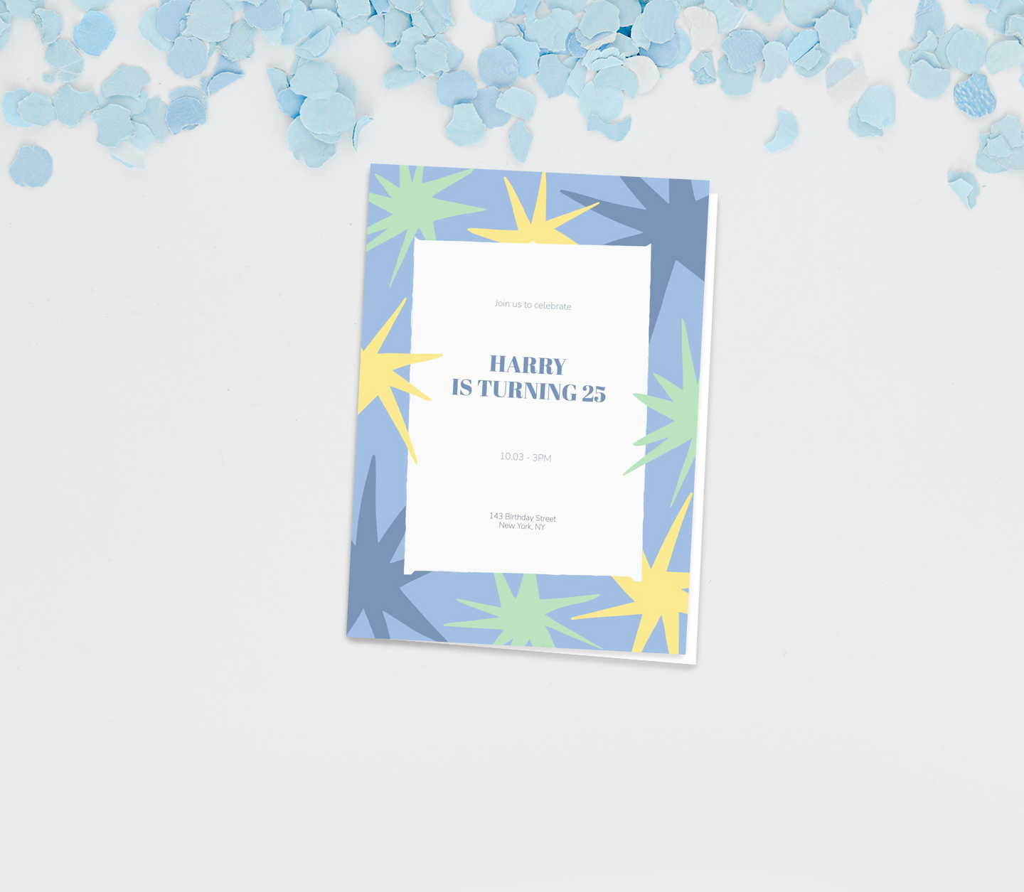 Star Shapes Card