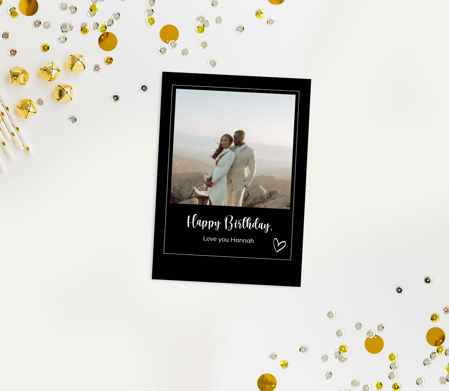Black Pola Card