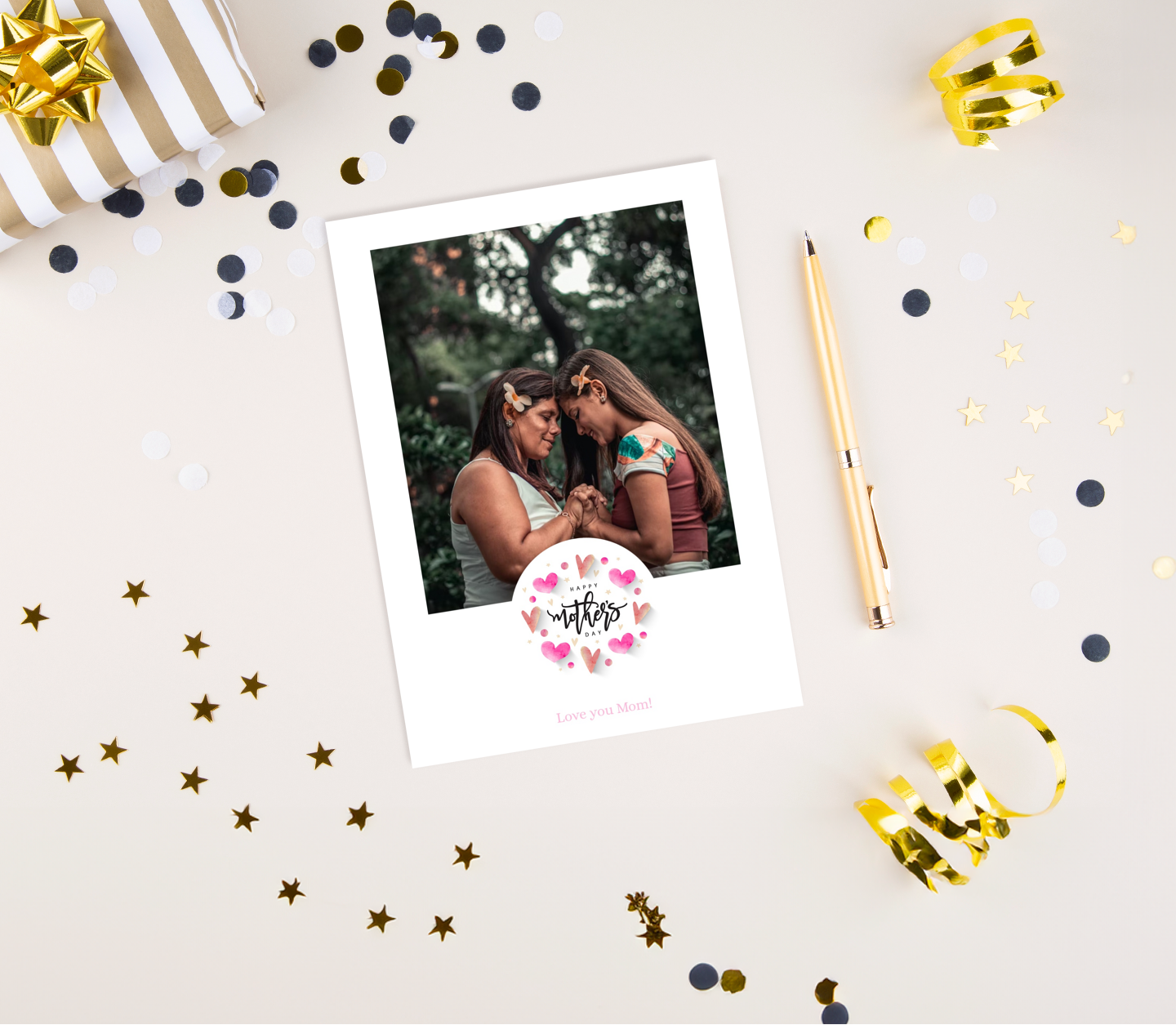 Mother Hearts Card