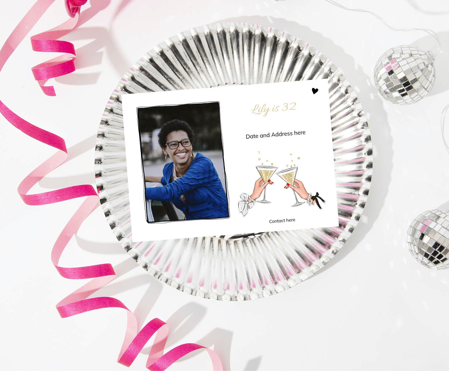Champagne Card